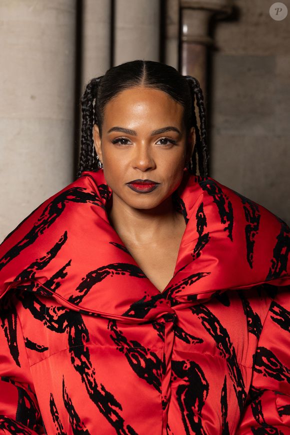 Christina Milian peut être fière de pouvoir mener sa carrière de front et de passer du temps avec ses bambins. 
Christina Milian au défilé Chen Peng mode femme automne / hiver 2024-2025 lors de la Fashion Week de Paris (PFW), a la Cathedrale Americaine , France, le 1er Mars 2024. © Jérémy Melloul/Bestimage