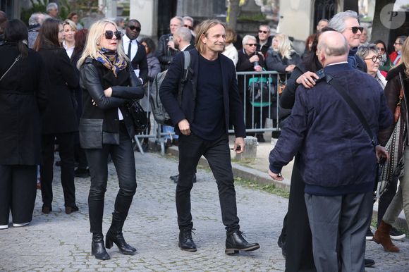 Jeremie Renier arrive aux funérailles de l'actrice belge Emilie Dequenne au crématorium du cimetière du Père Lachaise à Paris, France, le 26 mars 2025. Photo by Jerome Domine/ABACAPRESS.COM
