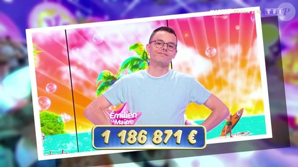 Sur le plateau, l'animateur révèle avoir "repéré des failles".

Emilien sur le plateau des "12 coups de midi"