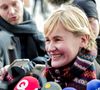 Judith Godrèche était là en soutien
Judith Godrèche parle à la presse à son arrivée au tribunal judiciaire de Paris pour soutenir Adèle Haenel, où a été rendu ce lundi le jugement du réalisateur Christophe Ruggia pour accusation d'agressions sexuelles sur mineures, dont l'actrice Adèle Haenel alors âgée entre 12 et 14 ans au moment des faits, à Paris, France, le 3 février 2025. © Yoann Ouahcene/Bestimage