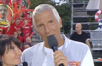 Nagui rend hommage à Thierry Ardisson dans "Intervilles", en direct sur France 2.