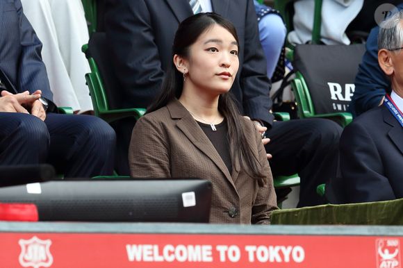 La princesse Mako d'Akishino assiste à l'Open de Tennis du Japon le 8 octobre 2017. © Aflo / Bestimage