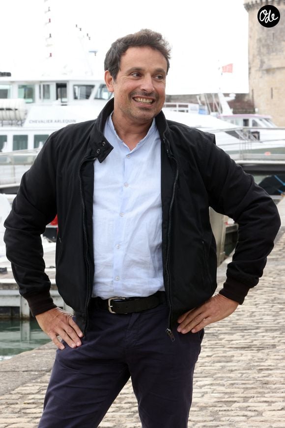 Bruno Salomone - Photocall de la série "Boomerang" lors du Festival de la Fiction de La Rochelle, le 18 septembre 2021.

© Jean-Marc Lhomer / Bestimage