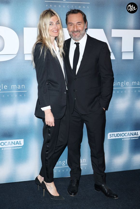 Gilles Lellouche et son épouse Alizée Guinochet assistent à la première du film "Goliath", qui s'est tenue à l'UGC Normandie, à Paris, en France, le 8 mars 2022. Photo de Jérôme Domine/Abaca