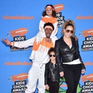 Nick Cannon, Mariah Carey assistent aux Nickelodeon's 2018 Kids' Choice Awards au Forum le 24 mars 2018 à Inglewood, Californie. Photo par Lionel Hahn/ABACAPRESS.COM
