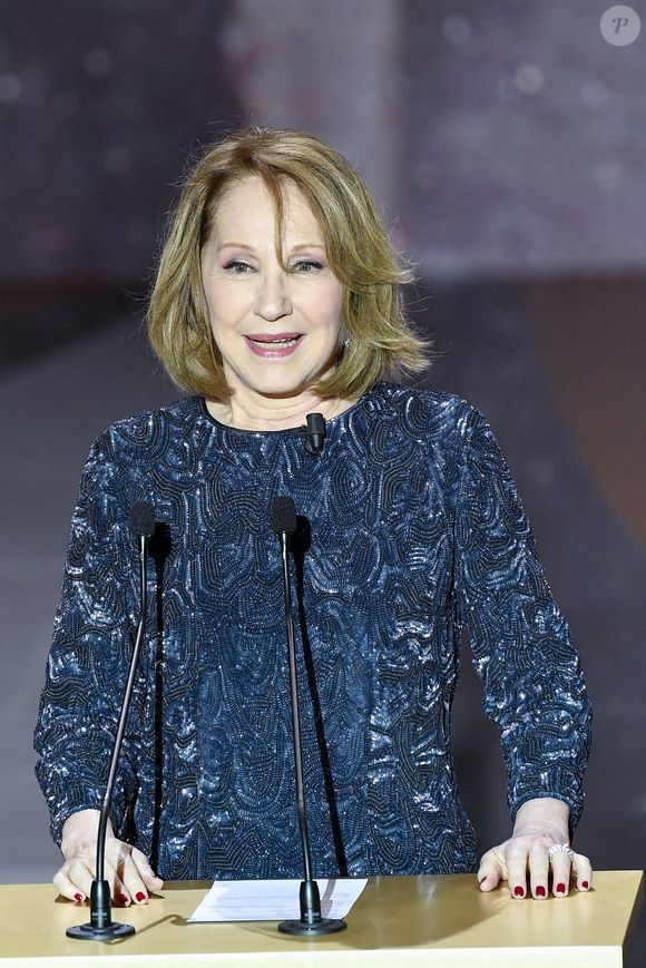Nathalie Baye sur scène lors de la 46ème cérémonie des César à l'Olympia à Paris le 12 mars 2021. Pierre Villard/ Pool / Bestimage