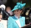 Dans la cour, on a pu voir l'arrivée la plus attendue : Kate Middleton et ses trois enfants, dans un carrosse.
La princesse Charlotte de Galles, Catherine (Kate) Middleton, princesse de Galles - Les membres de la famille royale britannique arrivent à Buckingham Palace pour la cérémonie Trooping the Colour à Londres, le 14 juin 2025. Affecté par le crash du Boeing 787 Dreamliner à Ahmedabad du 12 juin, le souverain et les officiels porteront un brassard noir en hommage aux plus de 270 victimes. Bon nombre d'elles étaient des ressortissants britanniques.
© James Whatling / Bestimage