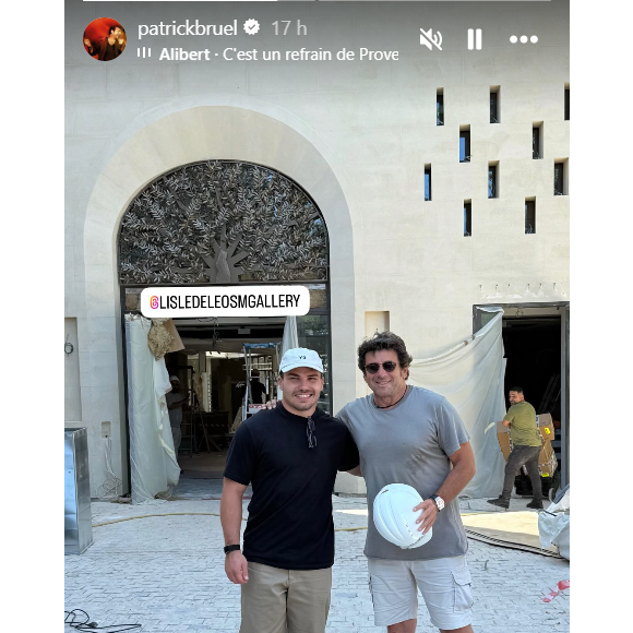 Patrick Bruel a publié une story aux côtés de Antoine Dupont
