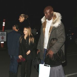 Heidi Klum vue avec Seal et ses enfants pour un dîner de veille de Noël chez Matsuhisa à Beverly Hills. Beverly Hills, Californie - jeudi 24 décembre 2015. Photographie : © MHD, /PCN/ABACAPRESS.COM
