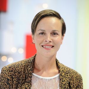 Armelle Deutsch - Enregistrement de l'émission "Vivement Dimanche" au studio Gabriel à Paris, présentée par Michel Drucker et diffusée le 29 septembre 2019 sur France 2, le 11 septembre 2019.
© Guillaume Gaffiot / Bestimage