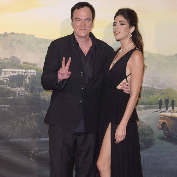 Quentin Tarantino et sa femme Daniella Pick au photocall lors de la première du film "Once Upon A Time in Hollywood" à Rome. Le 2 août 2019
©Agence / Bestimage