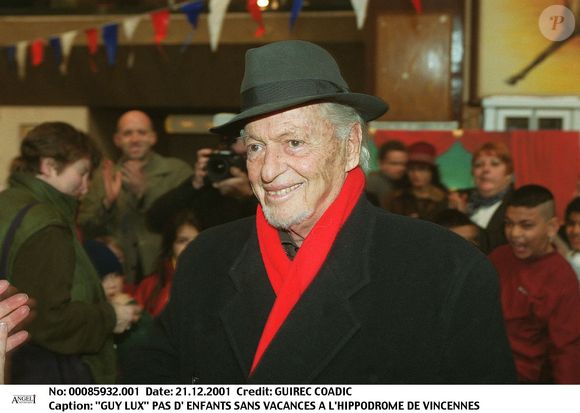 Guy Lux à l'hippodrome de Vincennes
COADIC GUIREC / BESTIMAGE