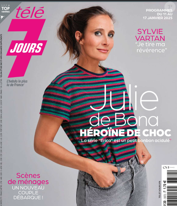 Julie de Bona, "Télé 7 Jours", 6 janvier 2025.