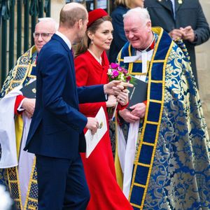 Le prince William, prince de Galles, et Catherine (Kate) Middleton, princesse de Galles, célèbrent le 76ème Commonwealth Day à l'abbaye de Westminster à Londres, le 10 mars 2025.
