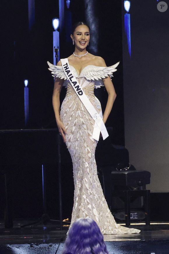Photo © 2024 Eyepix Images/The Grosby Group

Miss Thaïlande Opal Suchata Chuangsri lors de sa participation au 73e concours Miss Univers à la Mexico City Arena le 16 novembre 2024 à Mexico, Mexique.