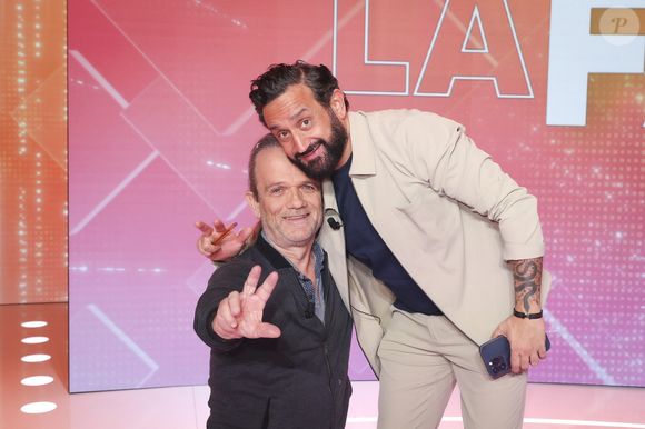 André Bouchet dit Passe Partout ( Fort Boyard ), Cyril Hanouna, sur le plateau de TBT9 présenté par C.Hanouna, et diffusé en direct sur W9, Paris, France, le 09 mars 2026. © Jack Tribeca / Bestimage
