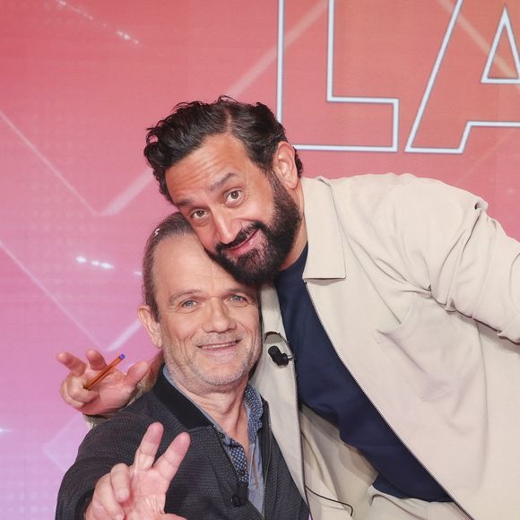 André Bouchet dit Passe Partout ( Fort Boyard ), Cyril Hanouna, sur le plateau de TBT9 présenté par C.Hanouna, et diffusé en direct sur W9, Paris, France, le 09 mars 2026. © Jack Tribeca / Bestimage