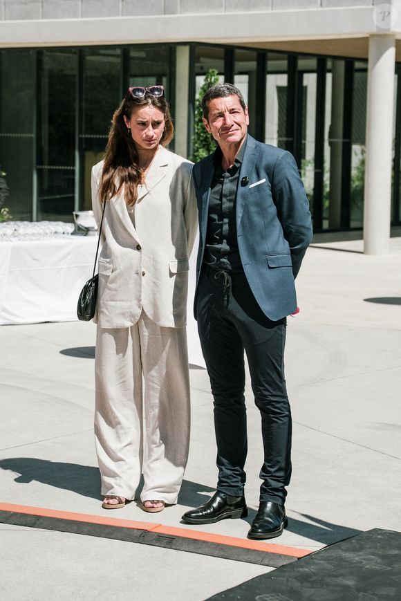 Alors que les enfants Delon étaient invités à l'inauguration du parvis Alain Delon au coeur du Campus Georges Méliès de Cannes, c'est Liv Delon la fille cadette d'Anthony qui est venue en présence du maire de la ville, David Lisnard, à Cannes, France, le 22 mai 2026.© Sam Delpech/Bestimage