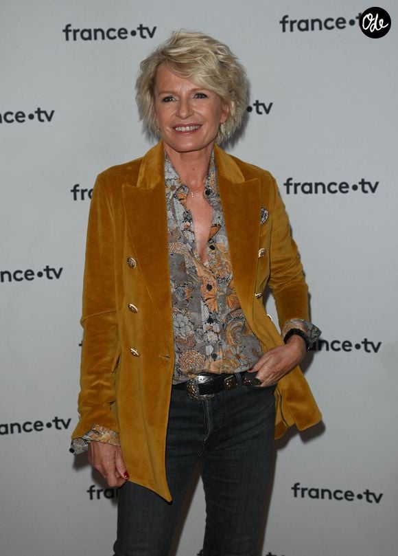 Sophie Davant - Conférence de presse du Telethon 2022 à Paris le 21 octobre 2022. 

© Coadic Guirec / Bestimage