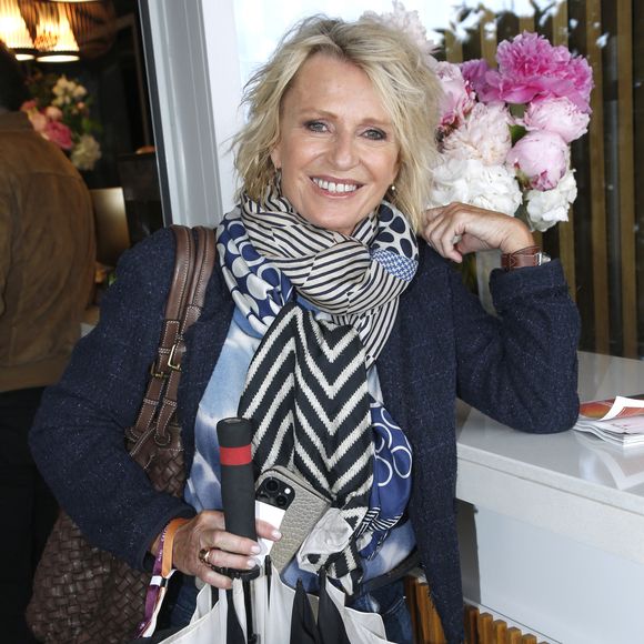 Exclusif - Sophie Davant - Déjeuner dans la loge de France TV lors des Internationaux de France de Tennis de Roland Garros 2024 - Jour 5 à Paris le 30 Mai 2024. 

© Bertrand Rindoff / Bestimage