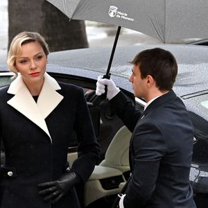 La princesse Charlene assiste à la messe pontificale dans le cadre de la célébration de la Sainte Devote, sainte patronne de Monaco, à Monaco le 27 janvier 2025. © Bruno Bebert / Bestimage