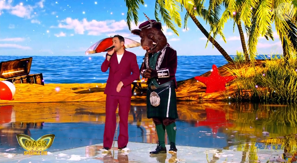 Le Sanglier dans mask Singer 9 - capture d'écran TF1