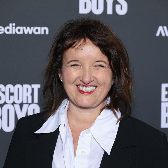 Anne Roumanoff assiste à la première d'Escort Boys By Prime Video à UGC Cine Cite Les Halles le 18 décembre 2023 à Paris, France. Photo de Nasser Berzane/Abaca