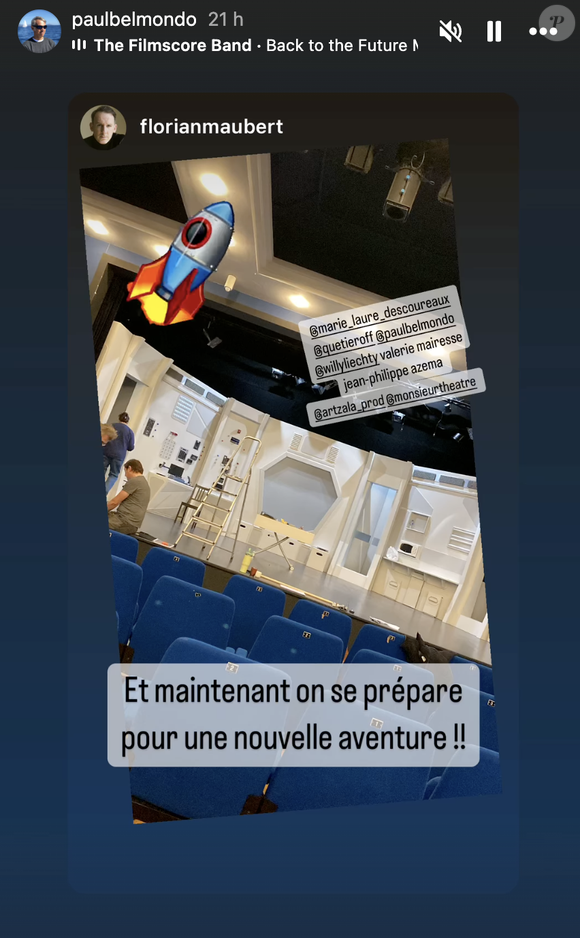 Story Instagram de Paul Belmondo publiée le 6 janvier 2025.