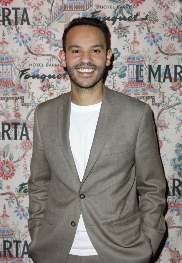 Exclusif - Mohamed Bouhafsi - Soirée d'inauguration du boudoir de nuit & bar à cocktails "Le Marta Paris" sur le rooftop de l'Hôtel Fouquet's Paris le 30 novembre 2023. © Marc Ausset-Lacroix - Rachid Bellak/Bestimage
