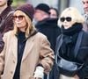 Emmanuelle Béart était aux côtés d'Axelle Laffont.
Axelle Laffont et Emmanuelle Béart aux arrivées des obsèques d'Emilie Dequenne au cimetière Père Lachaise à Paris, France, le 26 mars 2025. © Dominique Jacovides/Bestimage