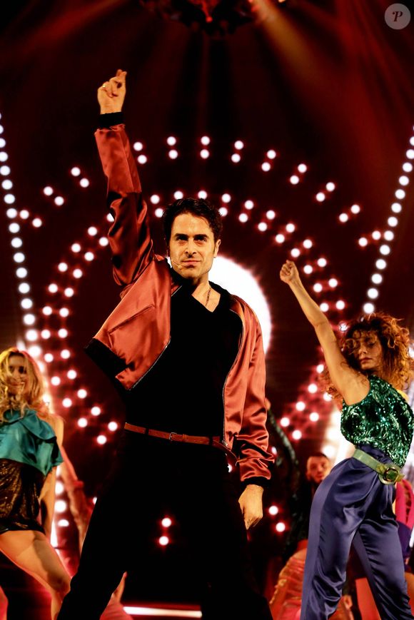 Exclusif - Nicolas Archambault (Tony) lors du filage de la comédie musicale "Saturday Night Fever" au Palais des Sports à Paris le 7 février 2017. © Dominique Jacovides / Bestimage