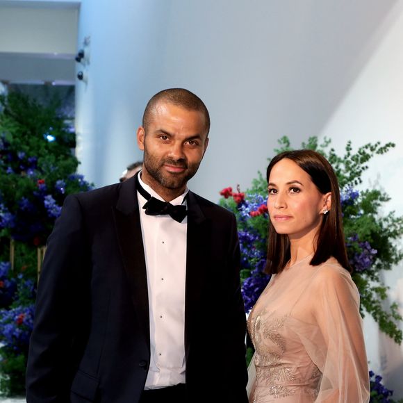 Tony Parker et sa femme Axelle - Arrivées des people au 71 ème gala de la Croix-Rouge Monégasque à Monaco le 26 juillet 2019. © Dominique Jacovides/Bestimage