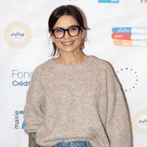 Lucie Bernardoni participe à l'événement « Des Livres, Des Artistes » au Salon du livre de la Maison de la Chimie le 1^(er) décembre 2024 à Paris. Photo by Nasser Berzane / ABACAPRESS.COM