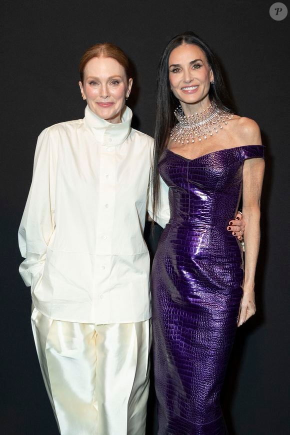 Julianne Moore (Prix Women in Motion 2026), Demi Moore - Soirée "Kering Women in Motion Awards" à la Place de la Castre lors du 79ème Festival International du Film de Cannes. Le 17 mai 2026.

© Olivier Borde / Bestimage