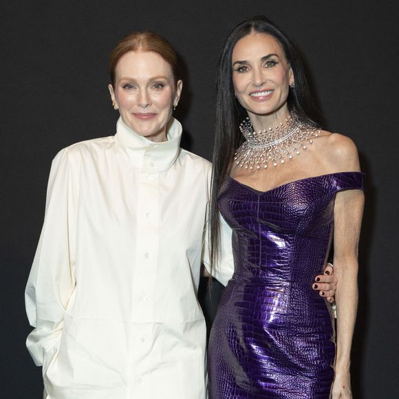 Julianne Moore (Prix Women in Motion 2026), Demi Moore - Soirée "Kering Women in Motion Awards" à la Place de la Castre lors du 79ème Festival International du Film de Cannes. Le 17 mai 2026.

© Olivier Borde / Bestimage
