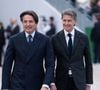 Depuis 2017, Bernard Arnault et sa famille occupaient le premier rang de ce classement. Cette fois-ci, ce sont les Hermès qui prennent la tête.
Alex Dumas (L) durant le Saut Hermès le 23 mars 2025 au Grand Palais à Paris. Photo by Laurent Zebulon/ABACAPRESS.COM