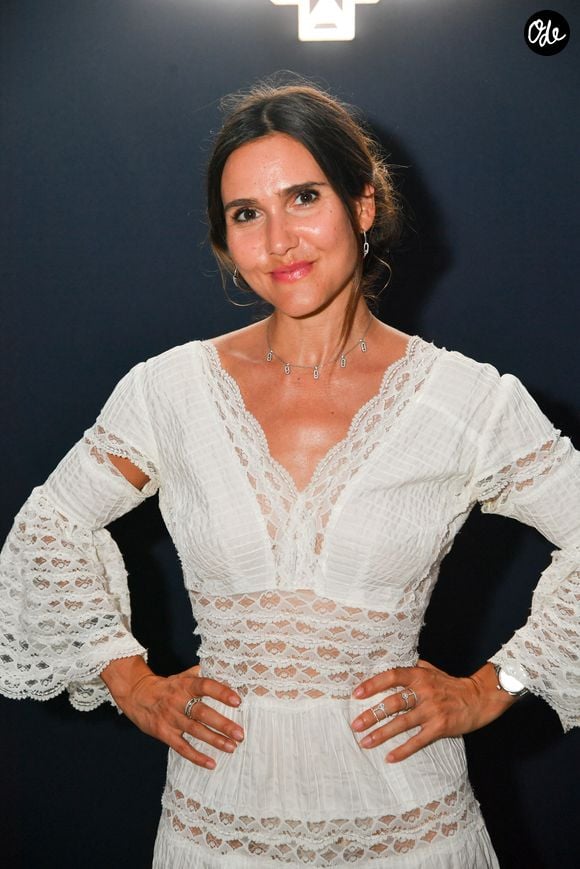 Exclusif - Joyce Jonathan dans l’espace VIP “le Pavillon Eiffel,” lors de la 12ème édition Longines Paris Eiffel Jumping au pied de la Tour Eiffel sur le Champ-de-Mars à Paris, France le 20 juin 2026 © Perusseau / Veeren / Bestimage