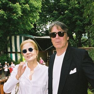Sylvie Vartan et Tony Scotti lors du tournoi de Roland Garros
AGENCE / BESTIMAGE