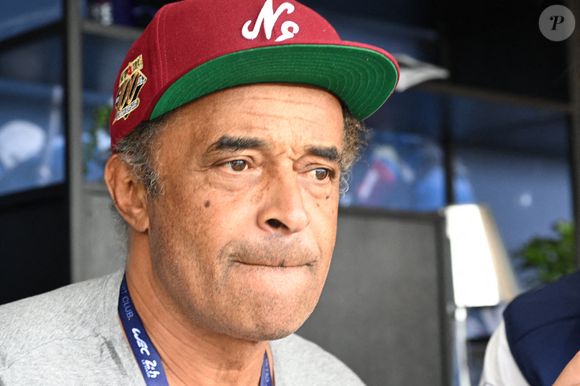 Exclusif - Yannick Noah interviewé par Vincent Cerutti lors des 24H du Mans 2024, le 15 juin 2024. Frédéric Chambert / Panoramic / Bestimage