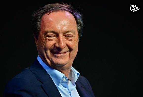 Michel-Édouard Leclerc lors du débat “La nuit de la nouvelle République” à l’initiative de G.Attal au Palais Brongniart à Paris le 27 janvier 2026.

© Christian Liewig / Bestimage
