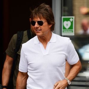 Tom Cruise de retour à Londres après avoir assisté à des épreuves de gymnastique aux Jeux Olympiques de paris (JO 2024) le 28 juillet 2024. 
©Backgrid UK/ Bestimage