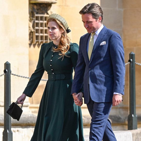 La famille royale lors de la messe de Pâques à la chapelle St George du château de Windsor le 20 avril 2025



Pictured: Princess Beatrice (La princesse Beatrice d’York), Edoardo Mapelli Mozzi