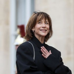 Sophie Marceau au palais présidentiel de l'Elysée à Paris, le 6 mai 2024.

Photo :  Stéphane Lemouton / Bestimage