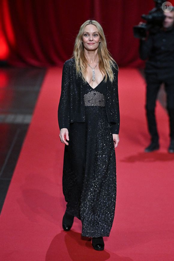 Vanessa Paradis assiste à la cérémonie d'ouverture du 16e Festival du film Lumière à Lyon, France, le 12 octobre 2024. Photo par Julien Reynaud/APS-Medias/ABACAPRESS.COM