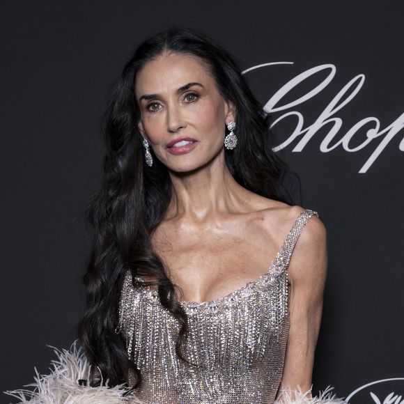 Demi Moore au dîner du Trophée Chopard au Carlton Beach Club lors du 79ème Festival International du Film de Cannes le 15 mai 2026.
© Olivier Borde / Bestimage