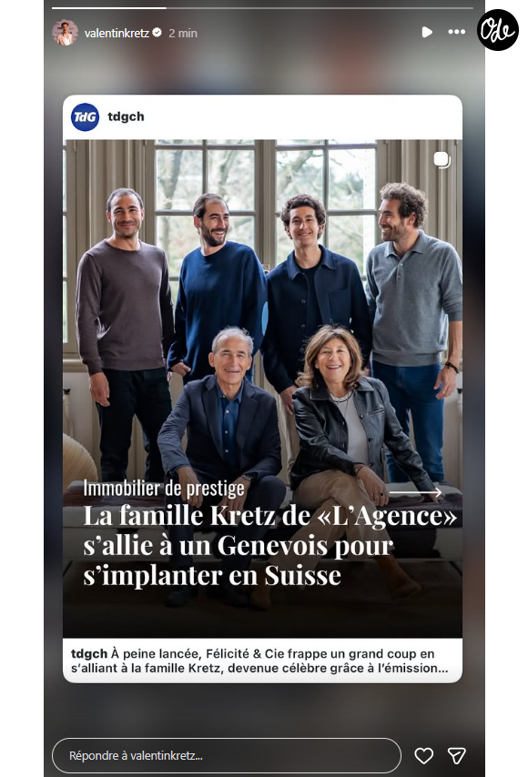 Ce jeudi 8 octobre, le groupe Kretz Real Estate a officialisé son rapprochement avec Félicité & Cie, une nouvelle maison immobilière basée à Genève et fondée par l'entrepreneur Jérôme Félicité.

Les Kretz annonce un nouveau partenariat pour leur agence avec la Suisse