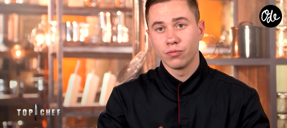 Baptiste lors du premier épisode de "Top Chef" saison 10, diffusé le 6 février 2019 sur M6.