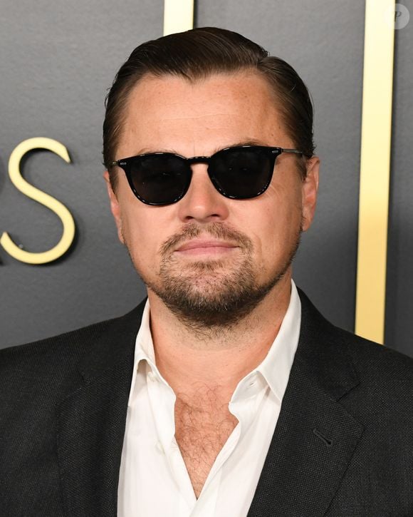Leonardo DiCaprio lors du photocall de la 92ème édition du déjeuner des nominés aux Oscars au Ray Dolby Ballroom à Los Angeles, Californie, Etats-Unis, le 27 janvier 2020. © Billy Bennight/Zuma Press/Bestimage