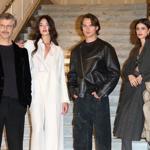 Kim Rossi Stuart, Deva Cassel, Benedetta Porcaroli, Saul Nanni - L'équipe de la série "Le Guépard" à Rome pour la première