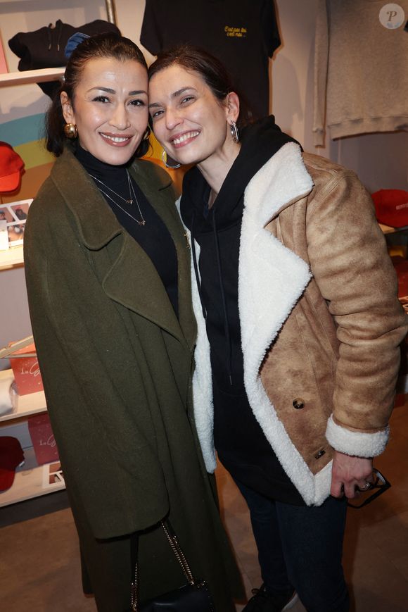 Karima Charni et Lucie Bernardoni participent à la Pop Up Influence Party organisée par Aurelien Cassirame, à Paris, le 02 février 2025 à Paris, France. Photo by Jerome Domine/ABACAPRESS.COM